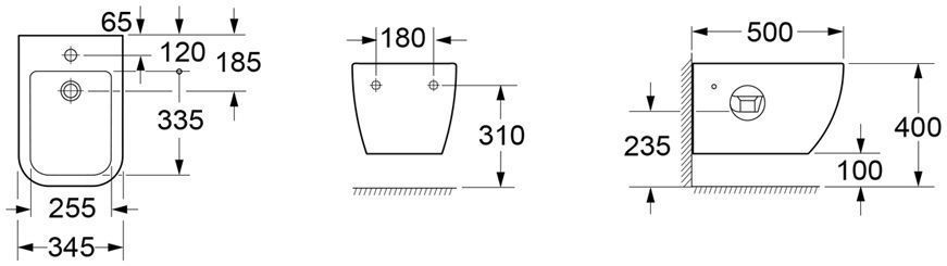 Подвесное биде Lavinia Boho One, 33020070