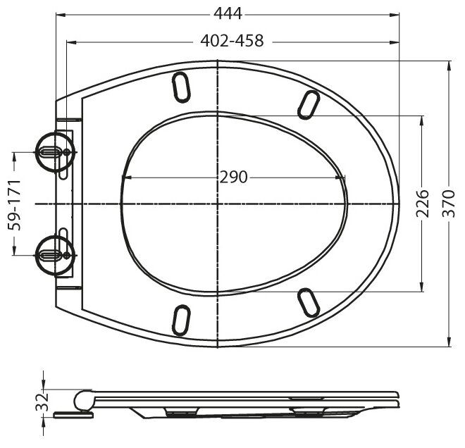 Сиденье Belbagno Prosper0, BB1033SC