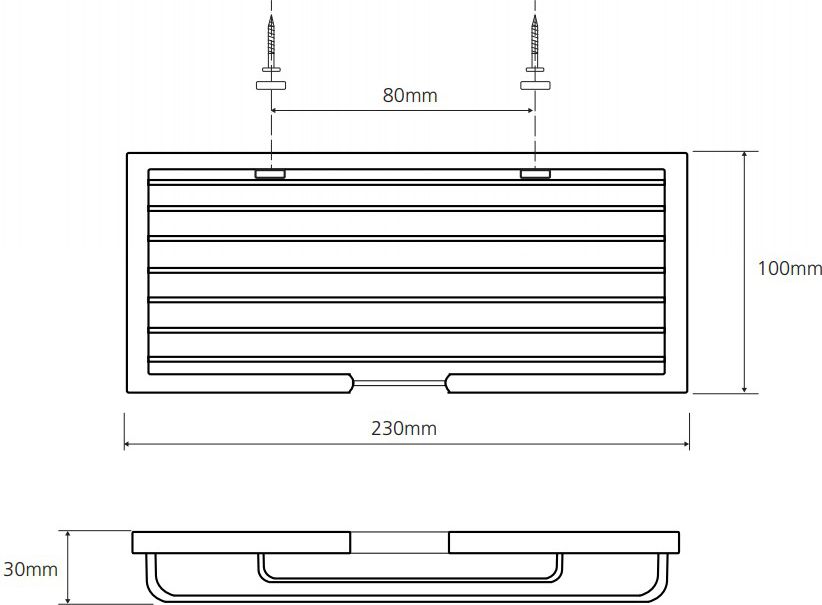 Мыльница прямоугольная Bemeta Cytro, 102308072