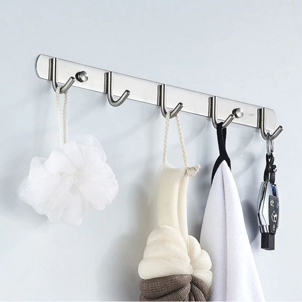 Планка с 5 крючками (сатин) Ledeme L70201-5