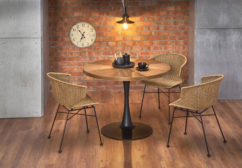 Стол обеденный Halmar Carmelo орех/черный, V-CH-CARMELO-ST