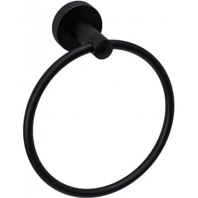 Полотенцедержатель кольцо (черный) Ledeme L71704B