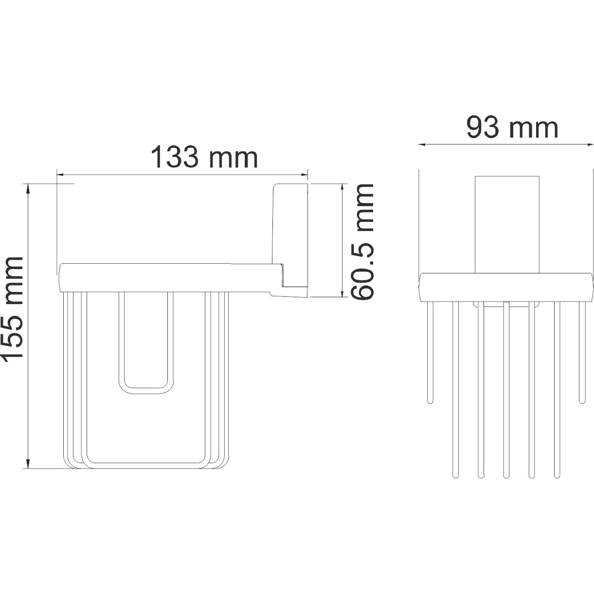 Держатель освежителя WasserKRAFT Lopau, K-6045