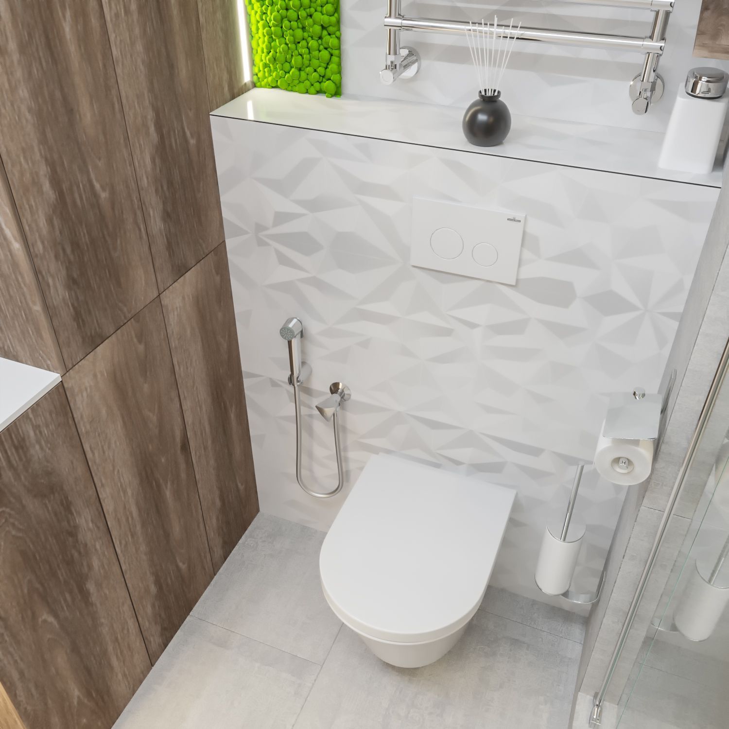 Подвесной унитаз Lavinia Boho Biore Compacto Rimless, 330402CR