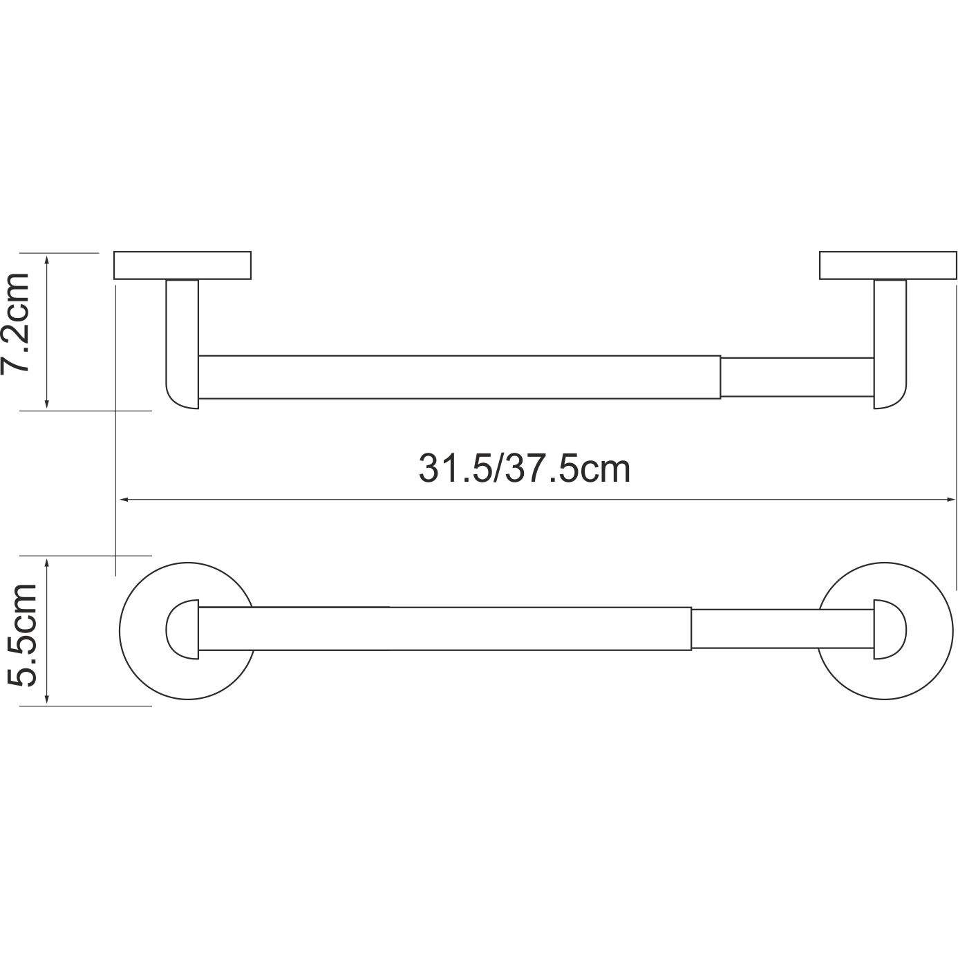Держатель бумажных полотенец WasserKRAFT Rhein, K-6291
