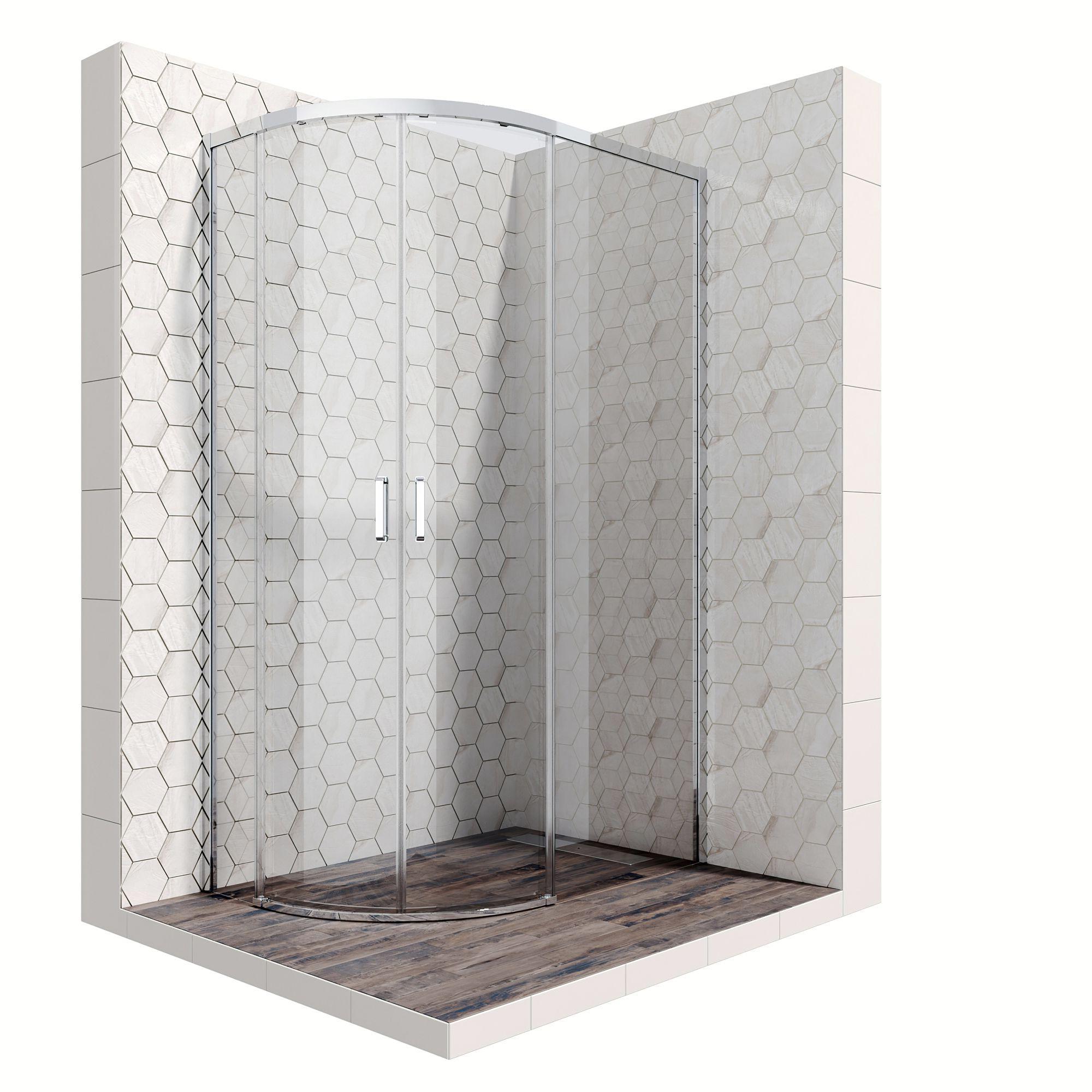 Полукруглое душевое ограждение Ambassadro Queen 11011103R