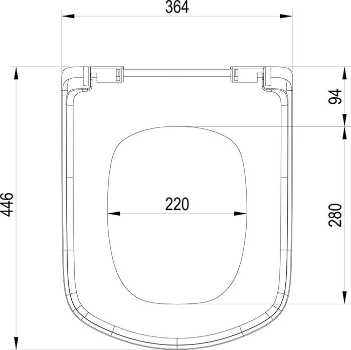 Сиденье для унитаза Ravak Classic, X01672