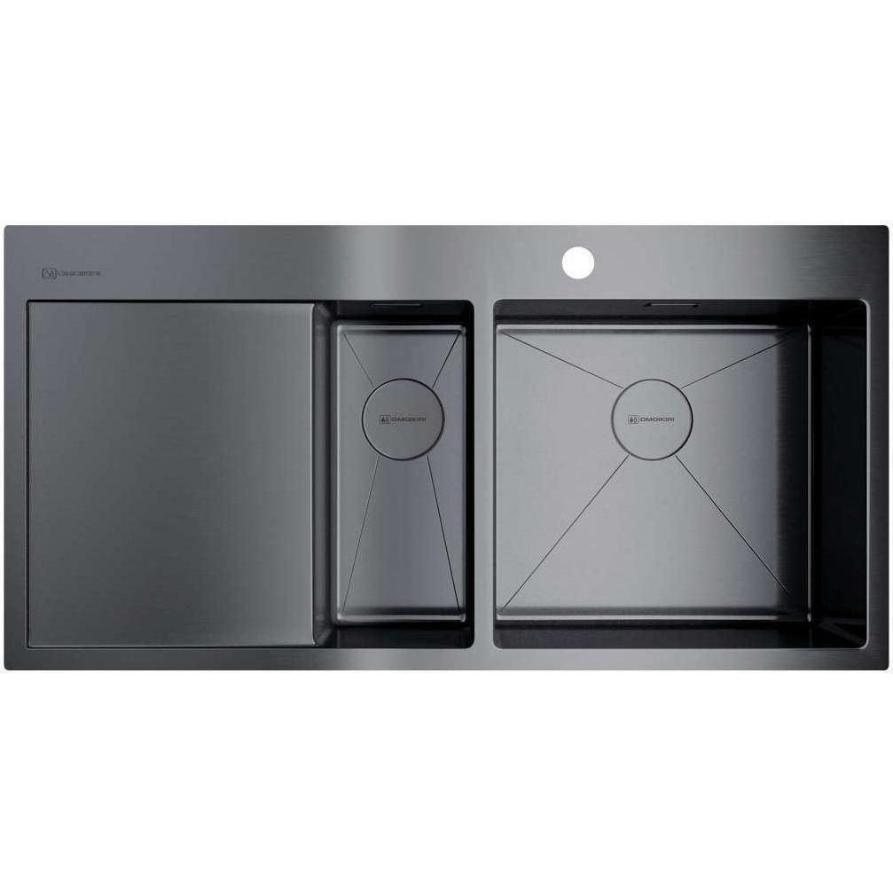 Мойка Omoikiri Akisame 100-2-GM-R, 4973104