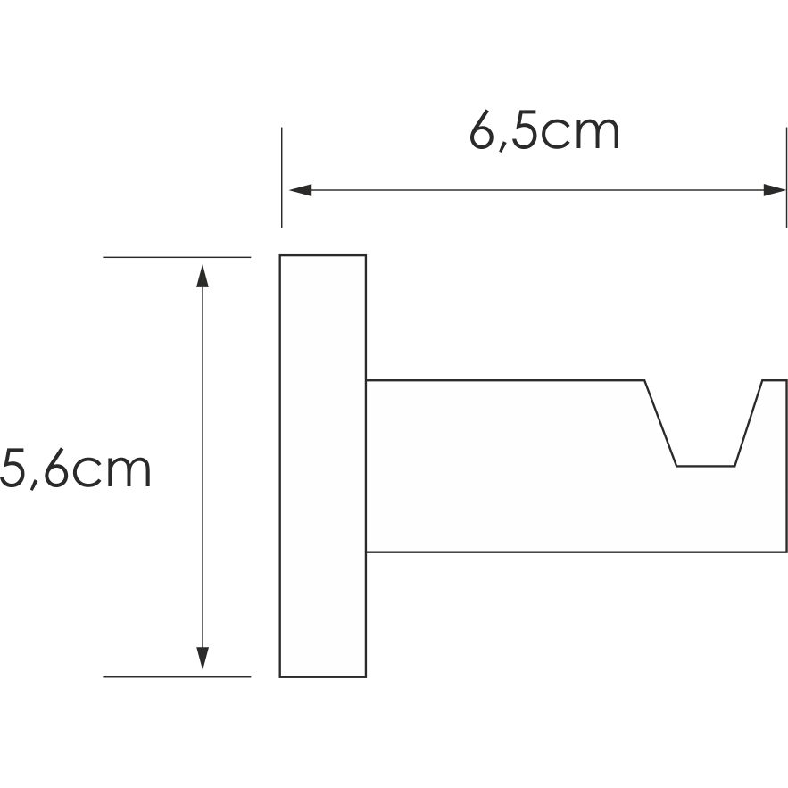Крючок WasserKRAFT Isen, K-4023