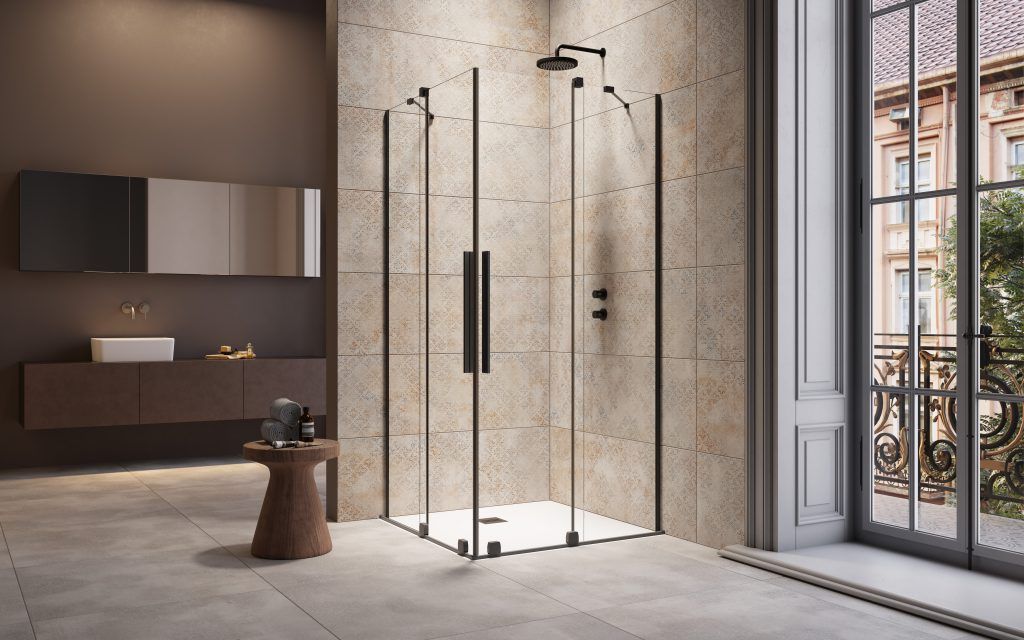 Душевой уголок Radaway Furo Black KDD