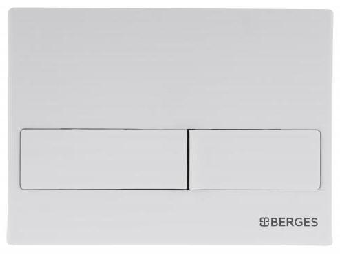 Инсталляция для скрытого монтажа Berges Novum L4 с кнопкой Soft Touch белая, 040214