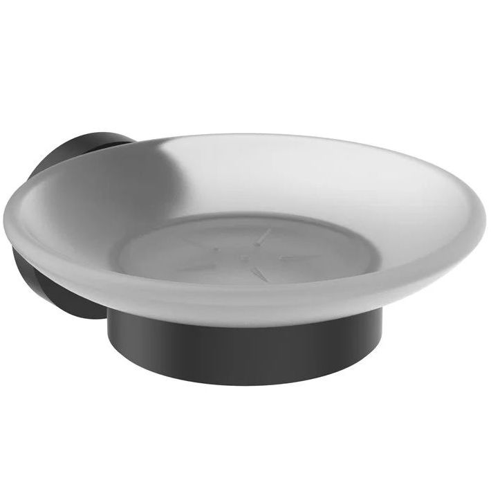 Мыльница с держателем, матовое стекло Ideal Standard IOM Black, A9122XG