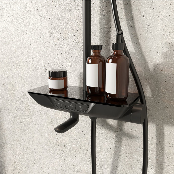 Смеситель с верхним душем, Iddis Spahome, SPABLBTi06