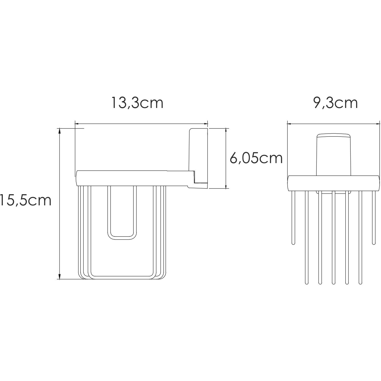 Держатель освежителя WasserKRAFT Leine, K-5045