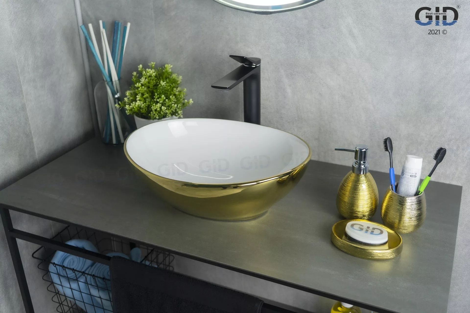 Умывальник Gid NC999 41x34, 52229