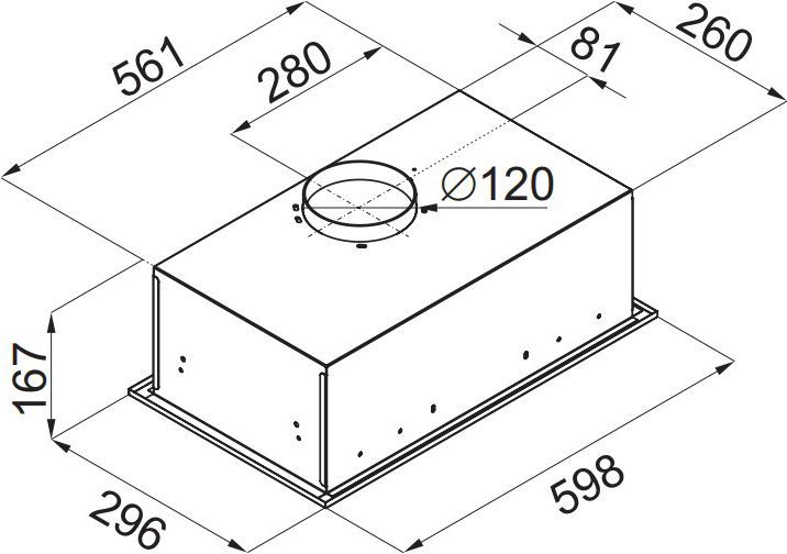 Кухонная вытяжка Maunfeld Crosby Singl 60 белый