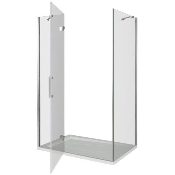Душевой уголок Good Door Saturn WTW+SP-130x90-C-CH-L