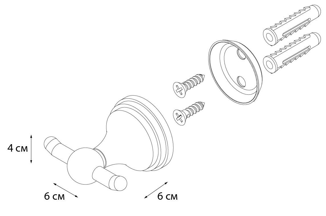 Крючок двойной Grampus Laguna, GR-7805