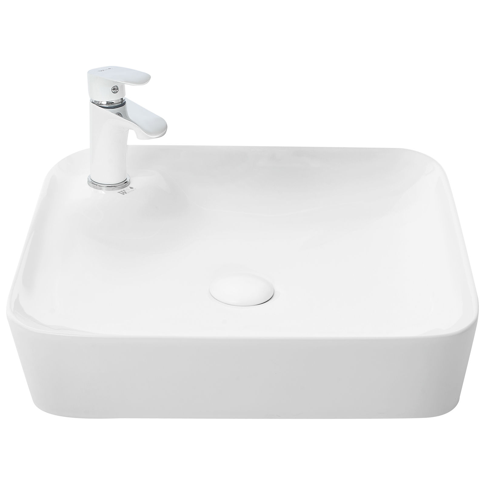 Раковина накладная WeltWasser ELBACH 2181 46x46