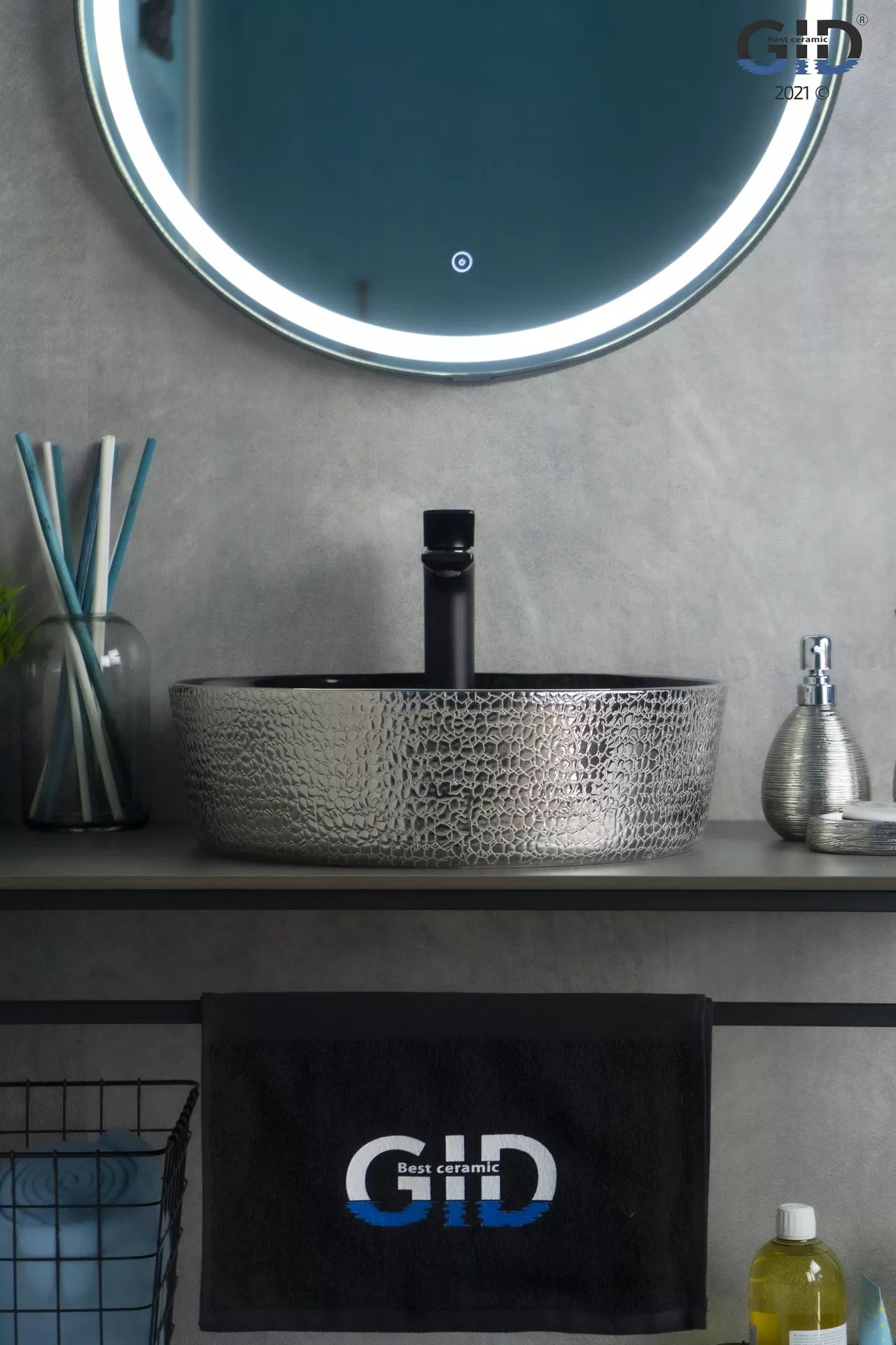 Умывальник Gid D1306H020 44x44, 53315