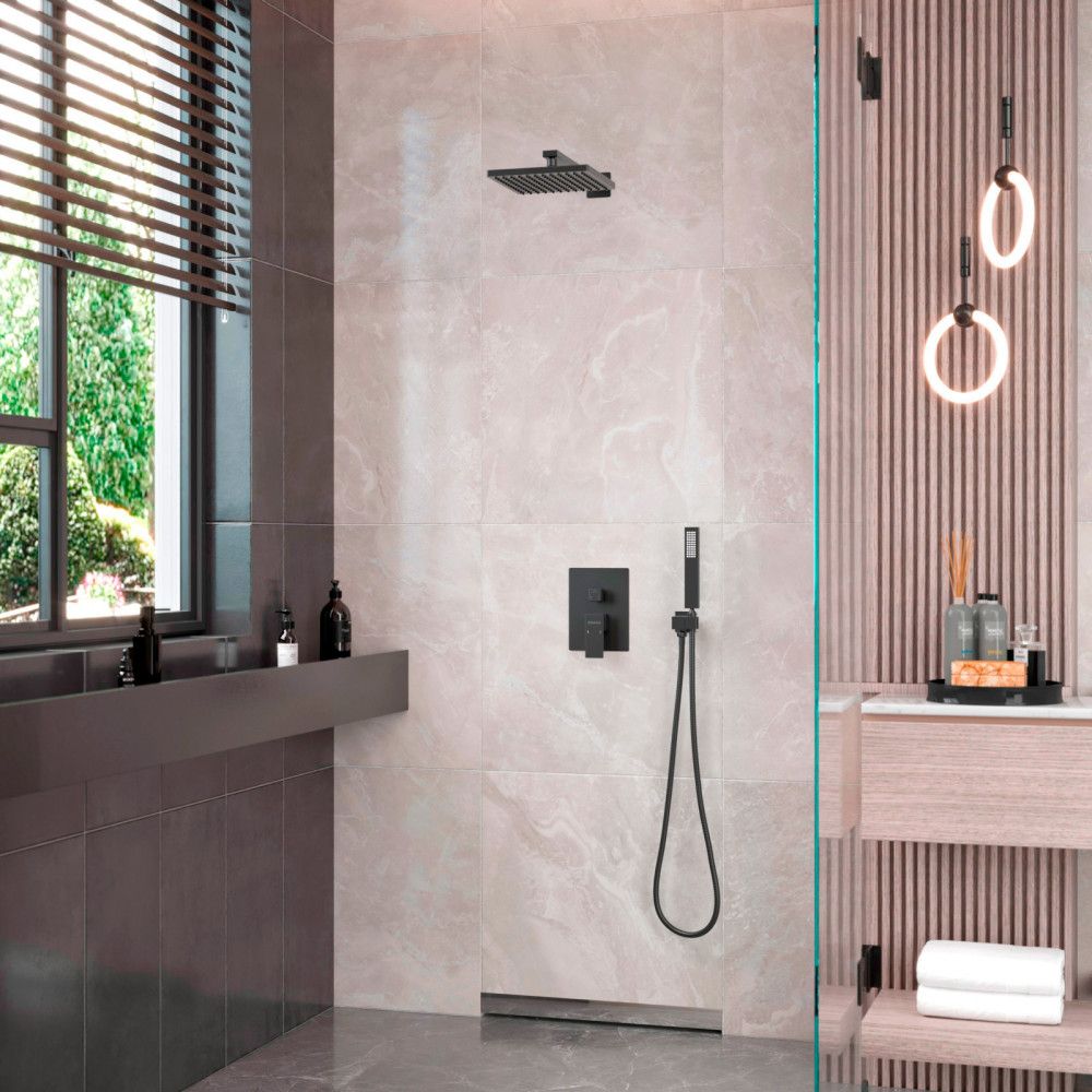 Душевой комплект Berges Ventas 2S Black, 073002