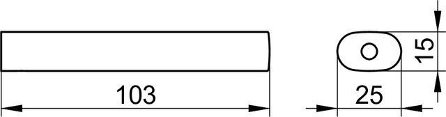 Держатель для запасного рулона Keuco Edition 400, 11563010000