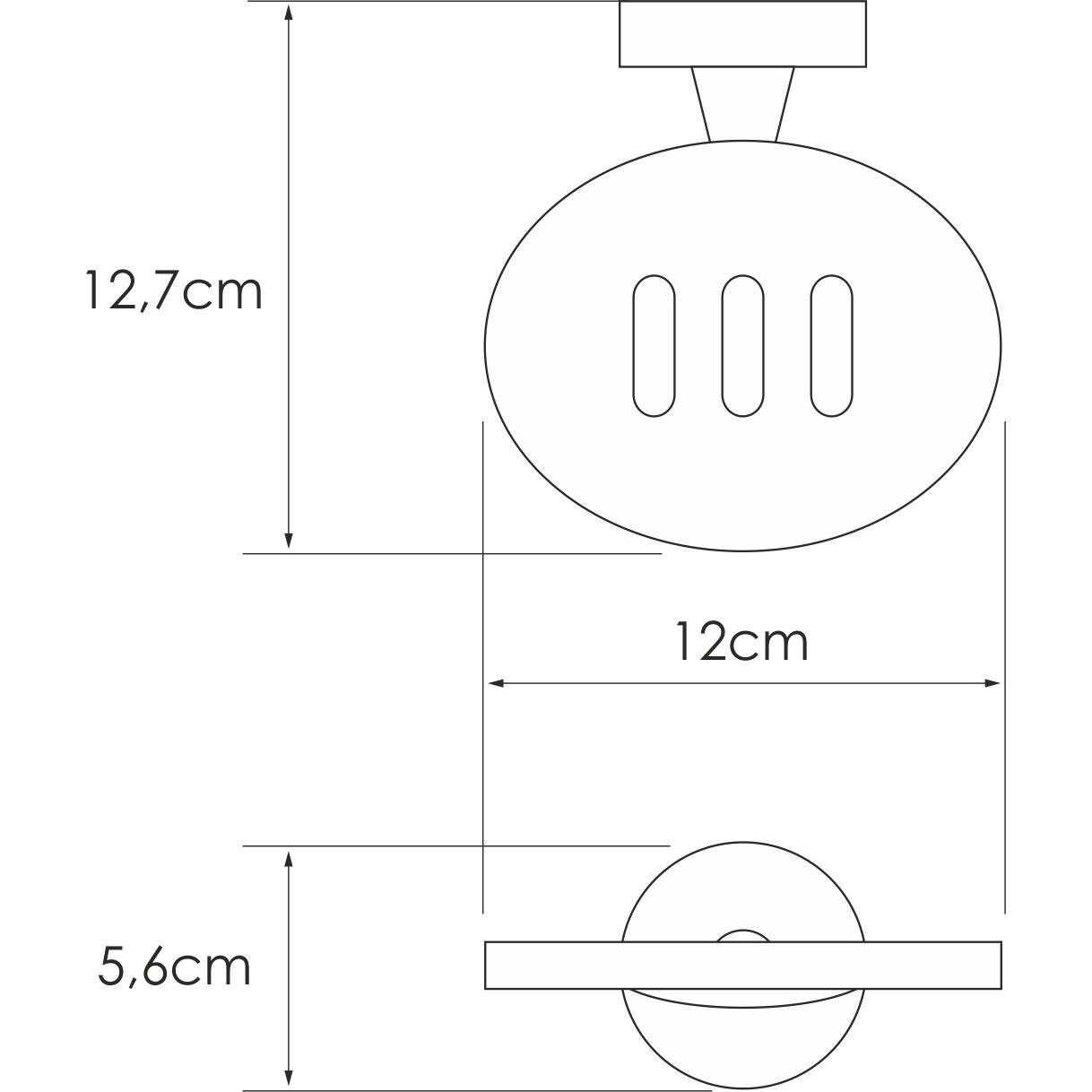 Мыльница решетка WasserKRAFT Isen, K-4069