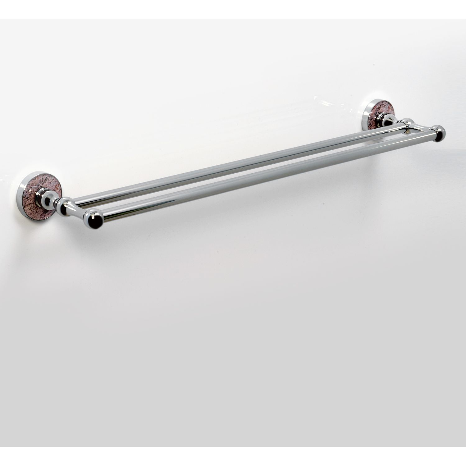 Штанга для полотенец двойная WasserKRAFT Nau, K-7740