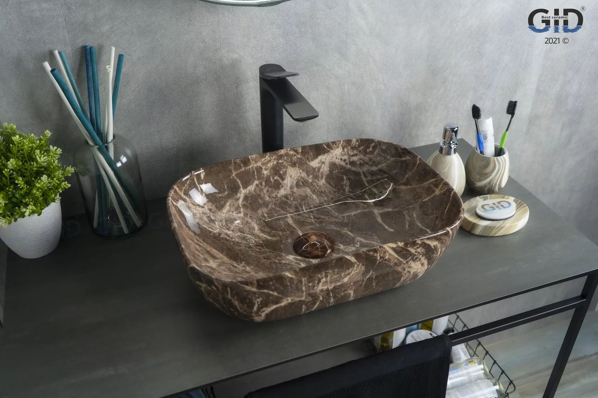 Умывальник Gid MNC549 46x32.5, 54451