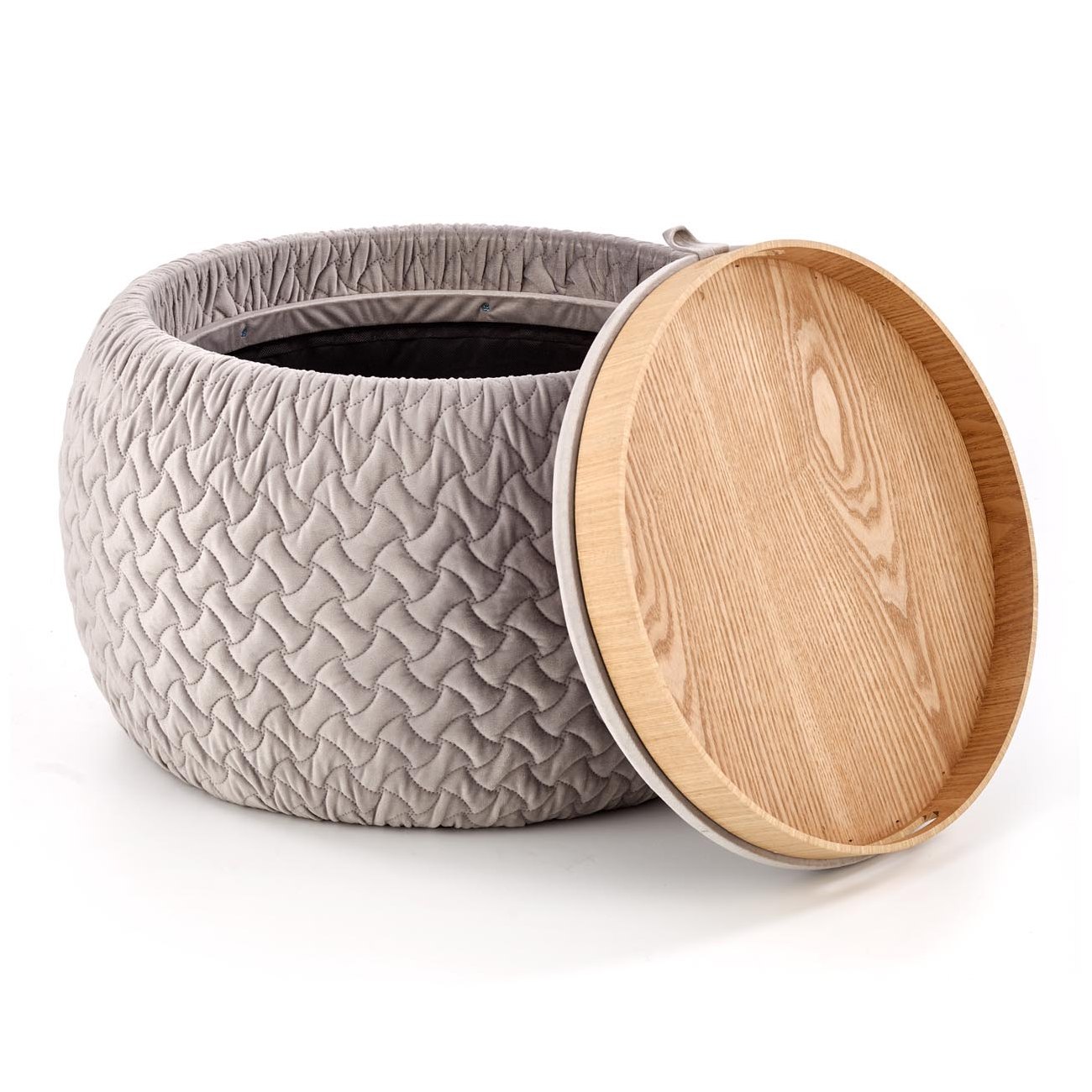 Пуф Halmar Bono светло-серый, V-CH-BONO-PUFA