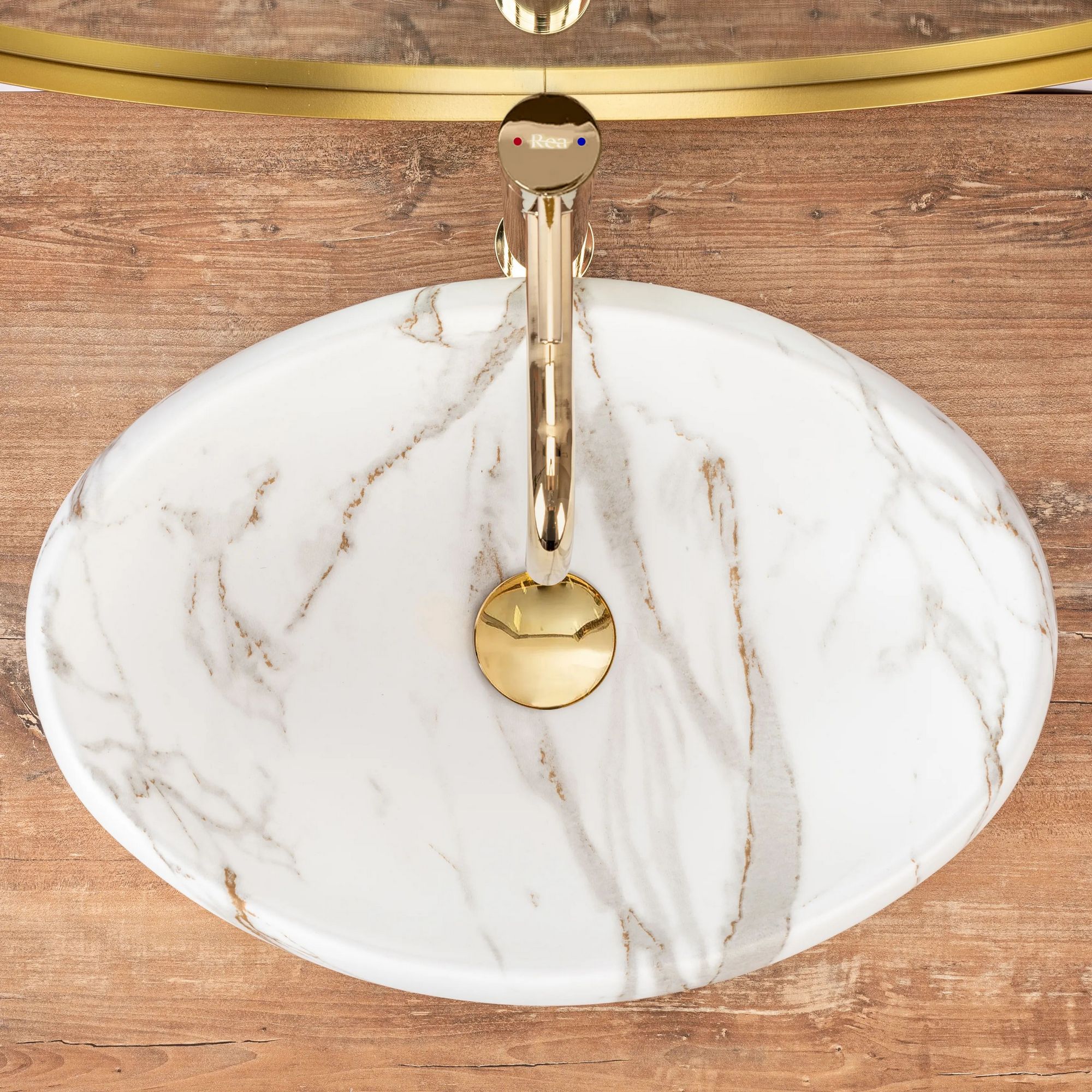 Умывальник Rea Linda Lava Matt 48.5x34, REA-U8568