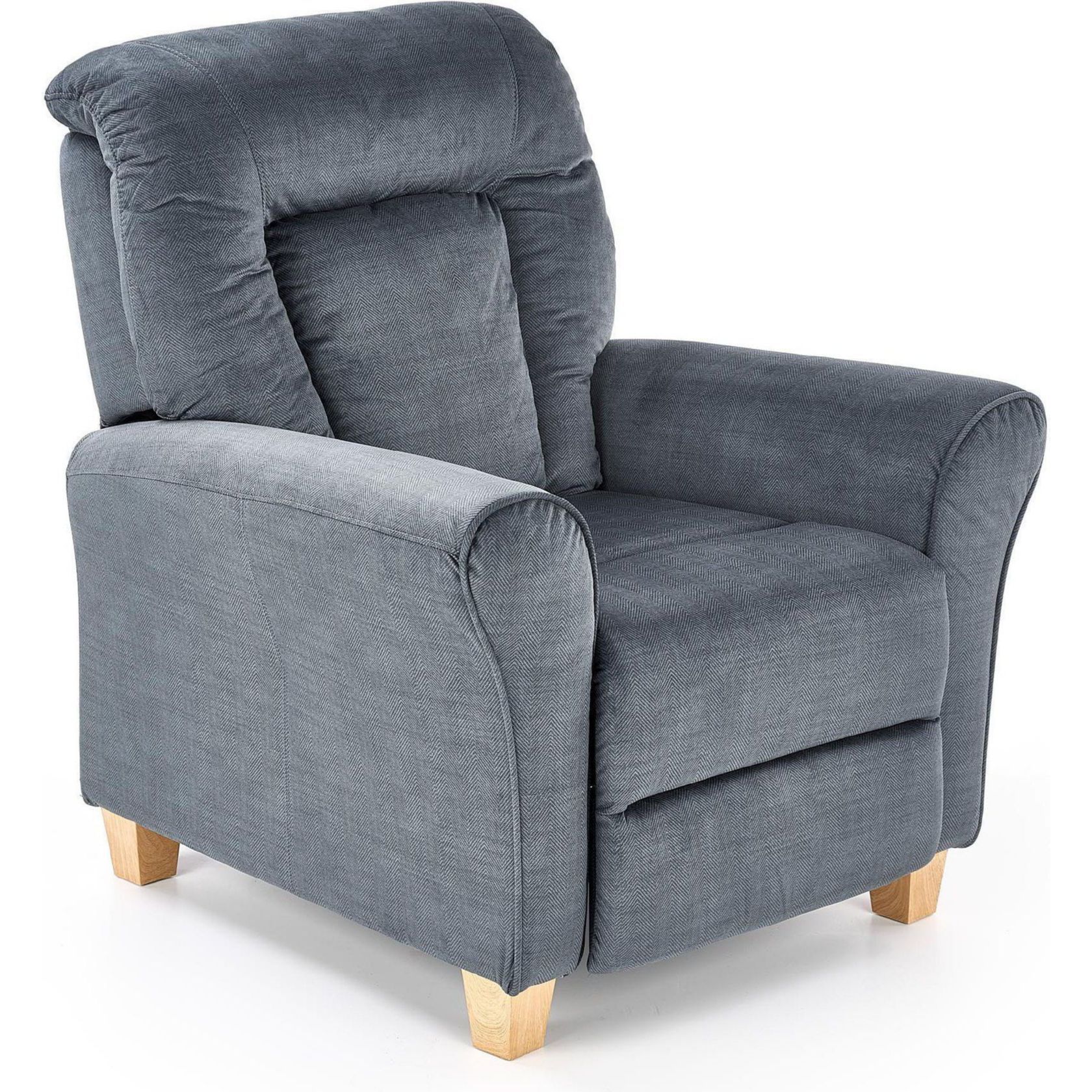 Кресло Halmar Bard раскладное, серый, V-CH-BARD-FOT-POPIELATY