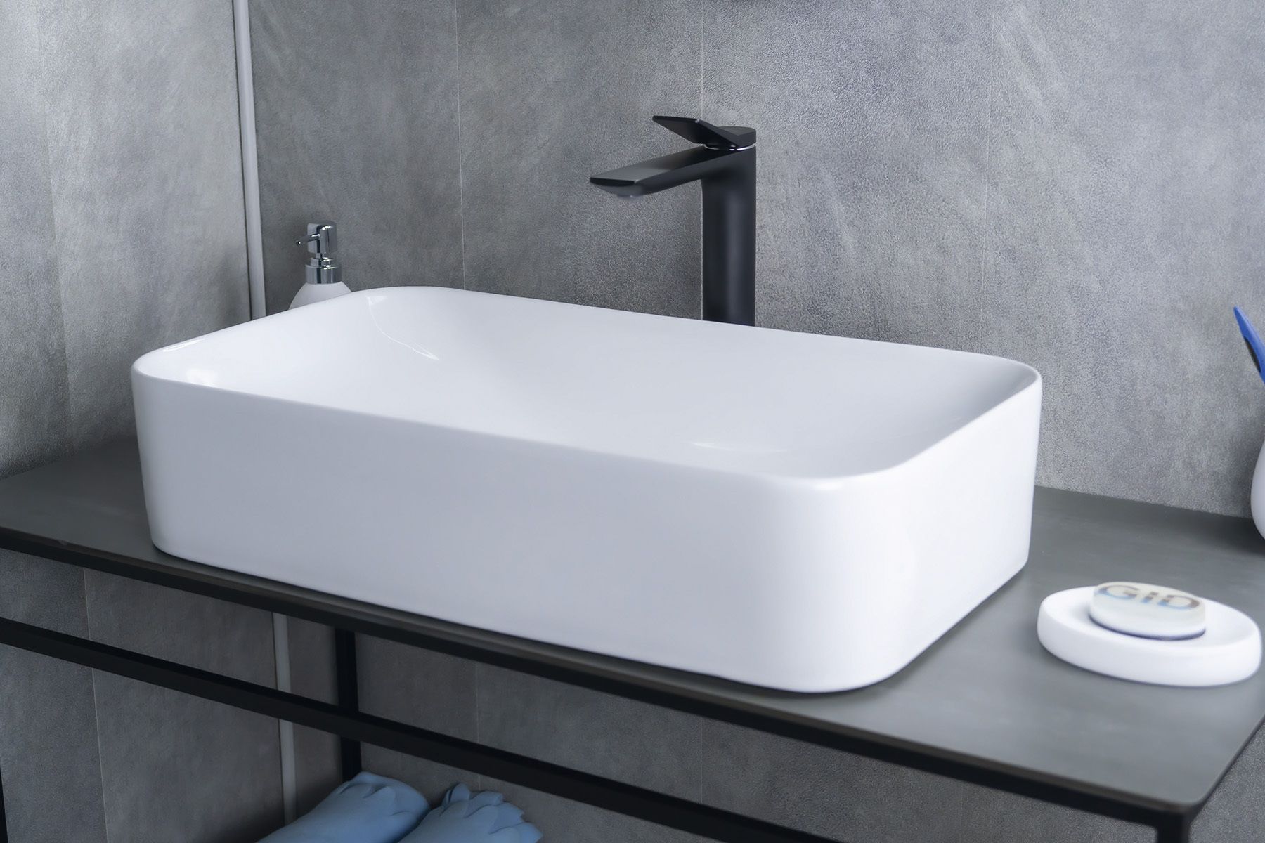 Умывальник Gid N9596 61x35, 51199