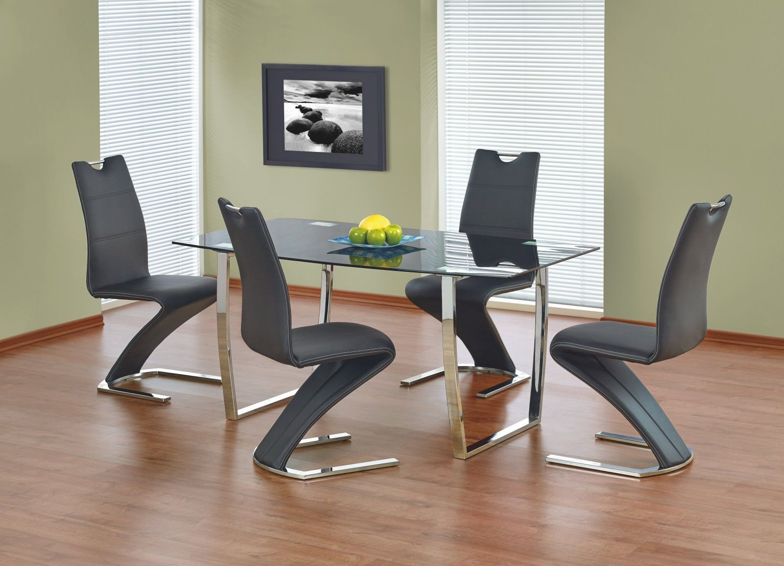 Стул кухонный Halmar K188 черный, V-CH-K/188-KR-CZARNY