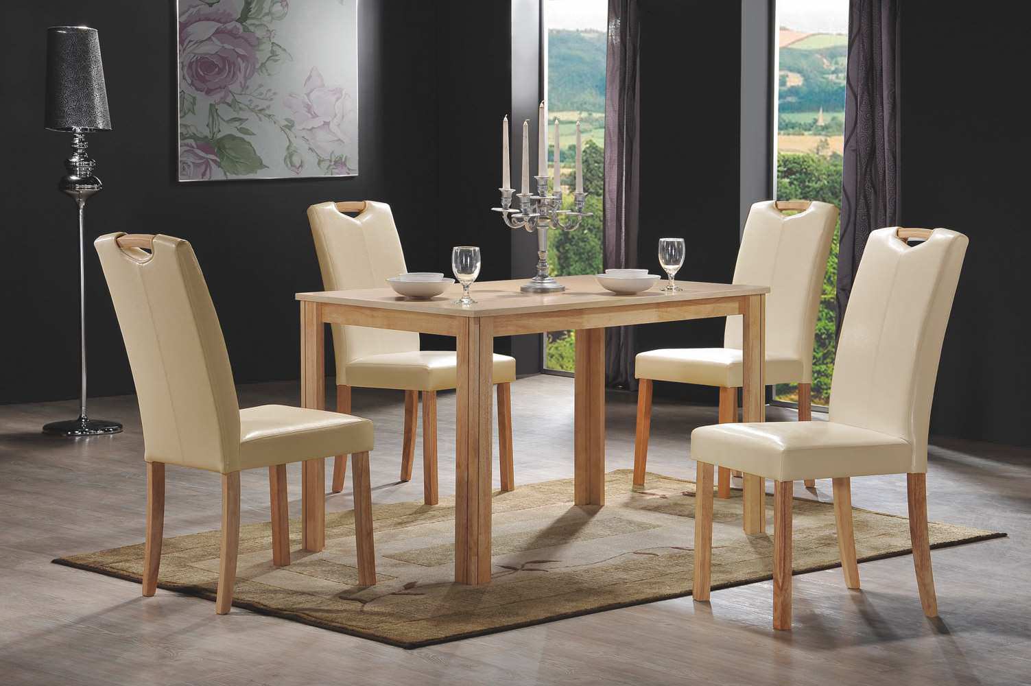 Стул кухонный Halmar Caro кремовый, V-CH-CARO-KR-KREMOWY