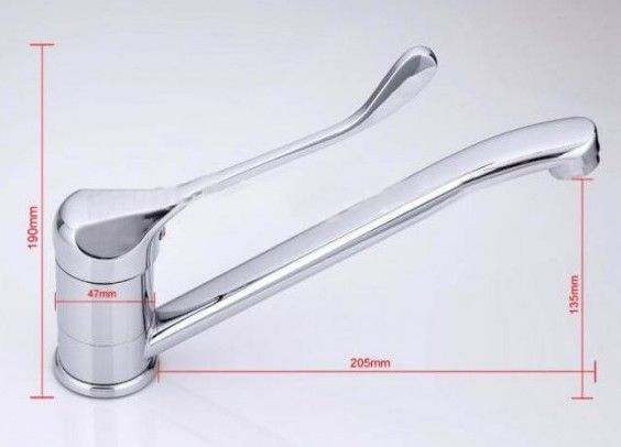 Смеситель для кухни настеннй хирургический Frap F4954