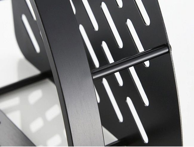 Полка для душевых принадлежностей угловая (черный) Ledeme L5507-1