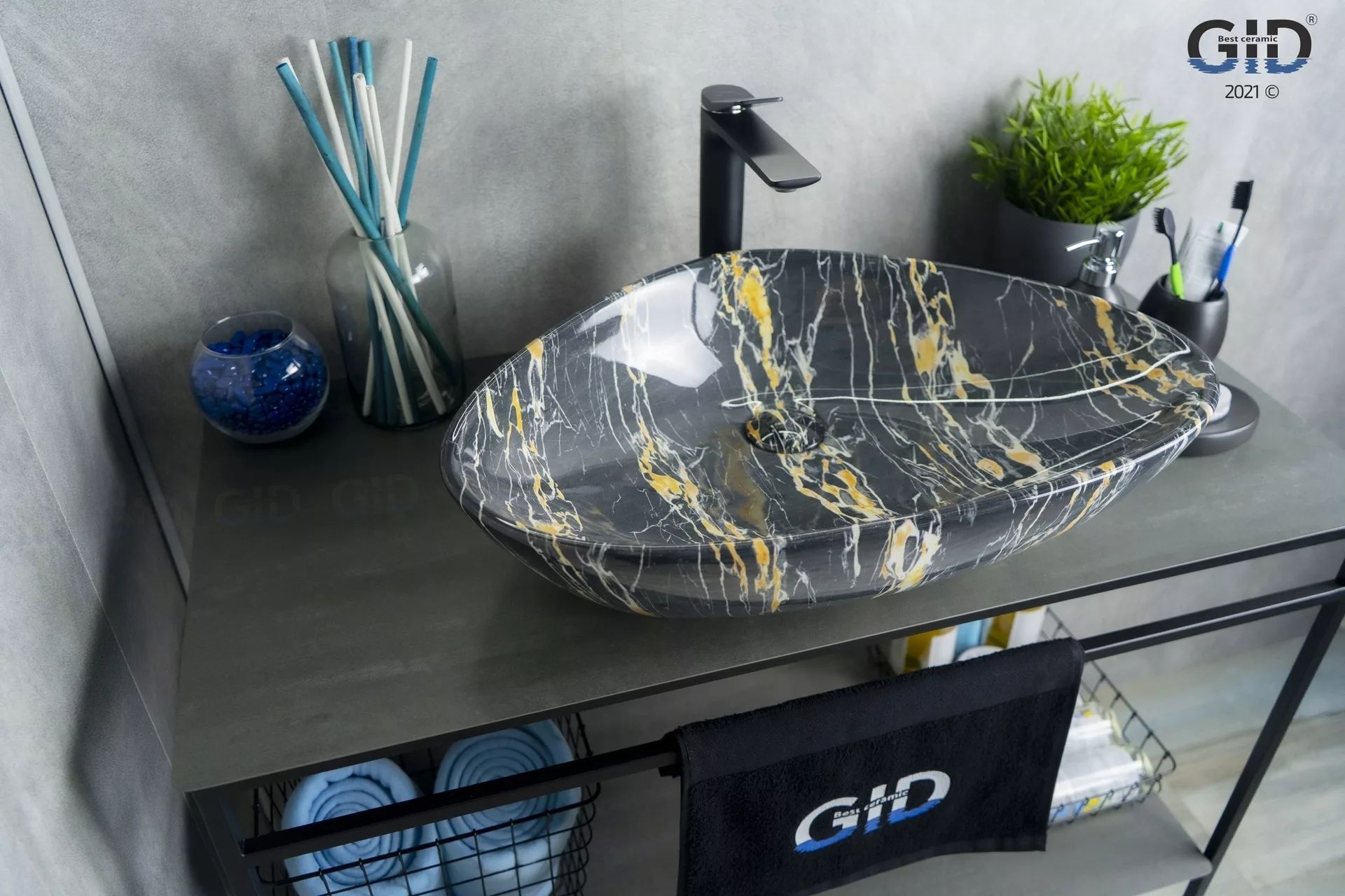 Умывальник Gid MNC207 59x39, 54428