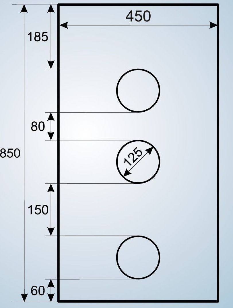 Умывальник Gid NB135BG 45x45, 81109