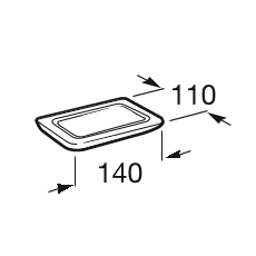 Настенная мыльница Roca Select, A816302001