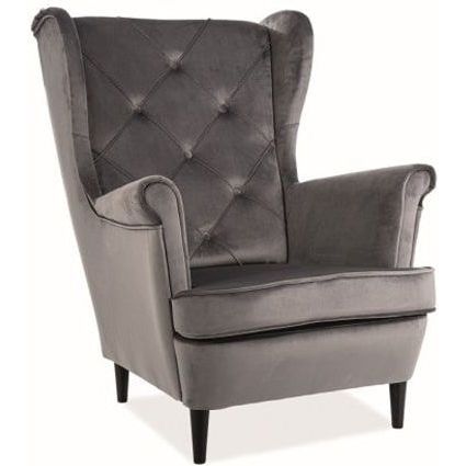 Кресло Signal Lady Velvet Bluvel 14 серый, LADYV14