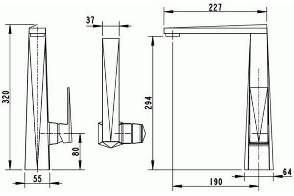 Смеситель для кухни Bravat Iceberg F776110C-2
