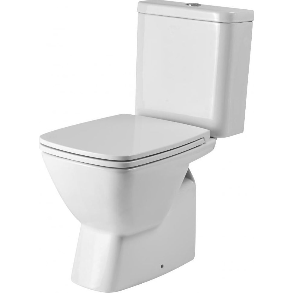 Напольный унитаз Santek Нео, 2 режима, тонкое сиденье дюропласт Soft Close, 1.WH30.2.470