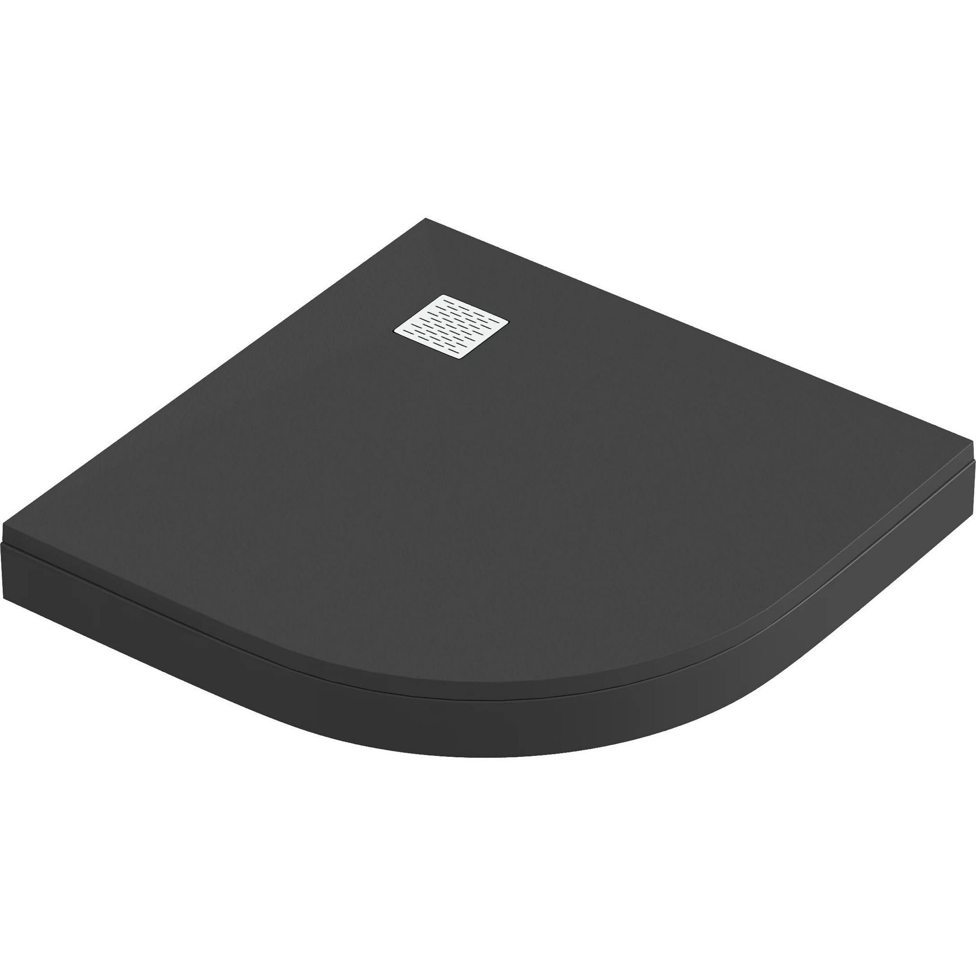 Мраморный душевой поддон Good Door Essentia R черный