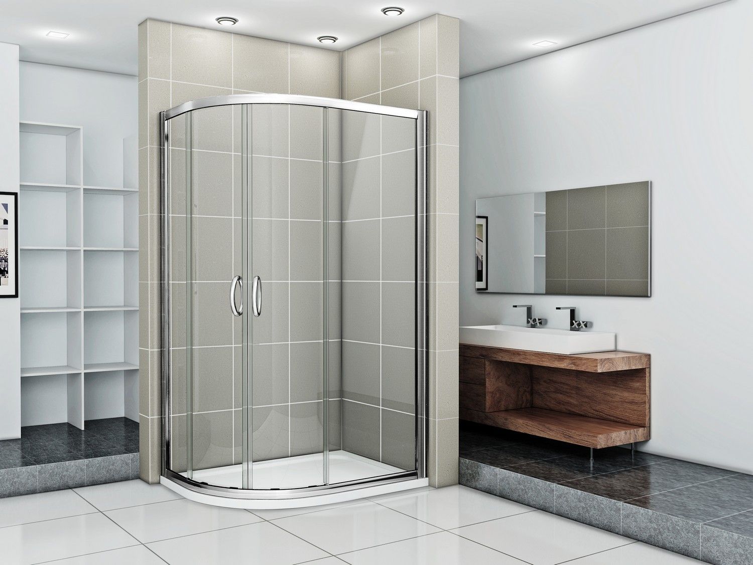 Душевой уголок Good Door Infinity R-120-C-CH