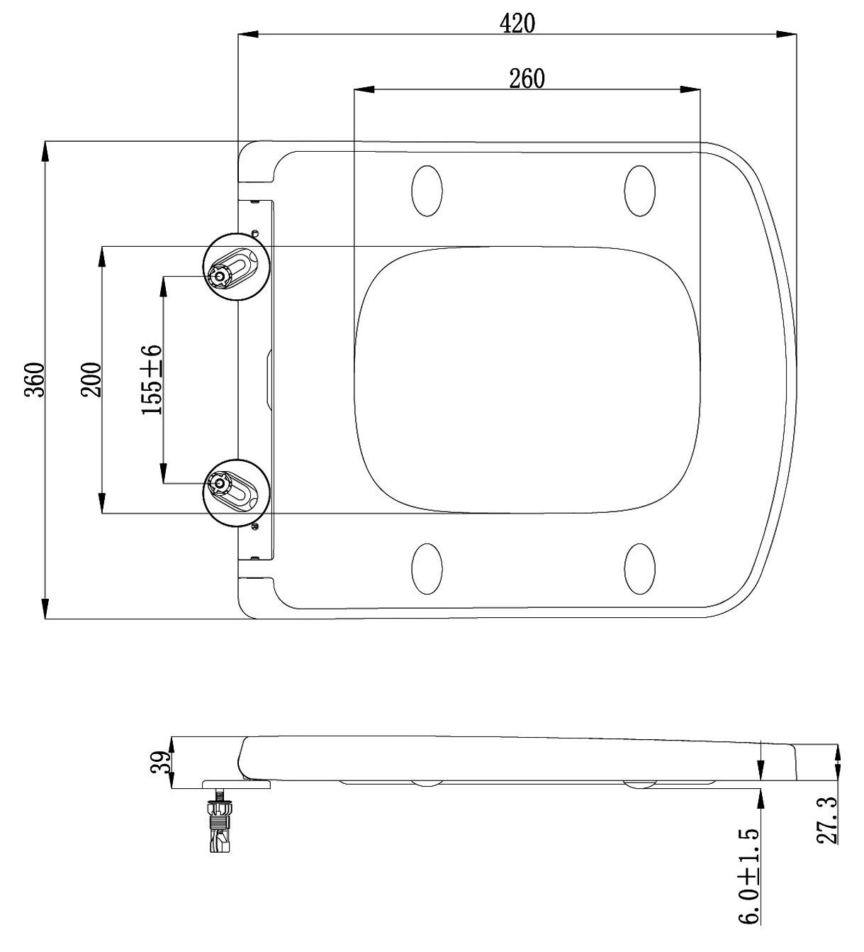 Сиденье с крышкой для унитаза Lavinia Boho Aveo, 33290600