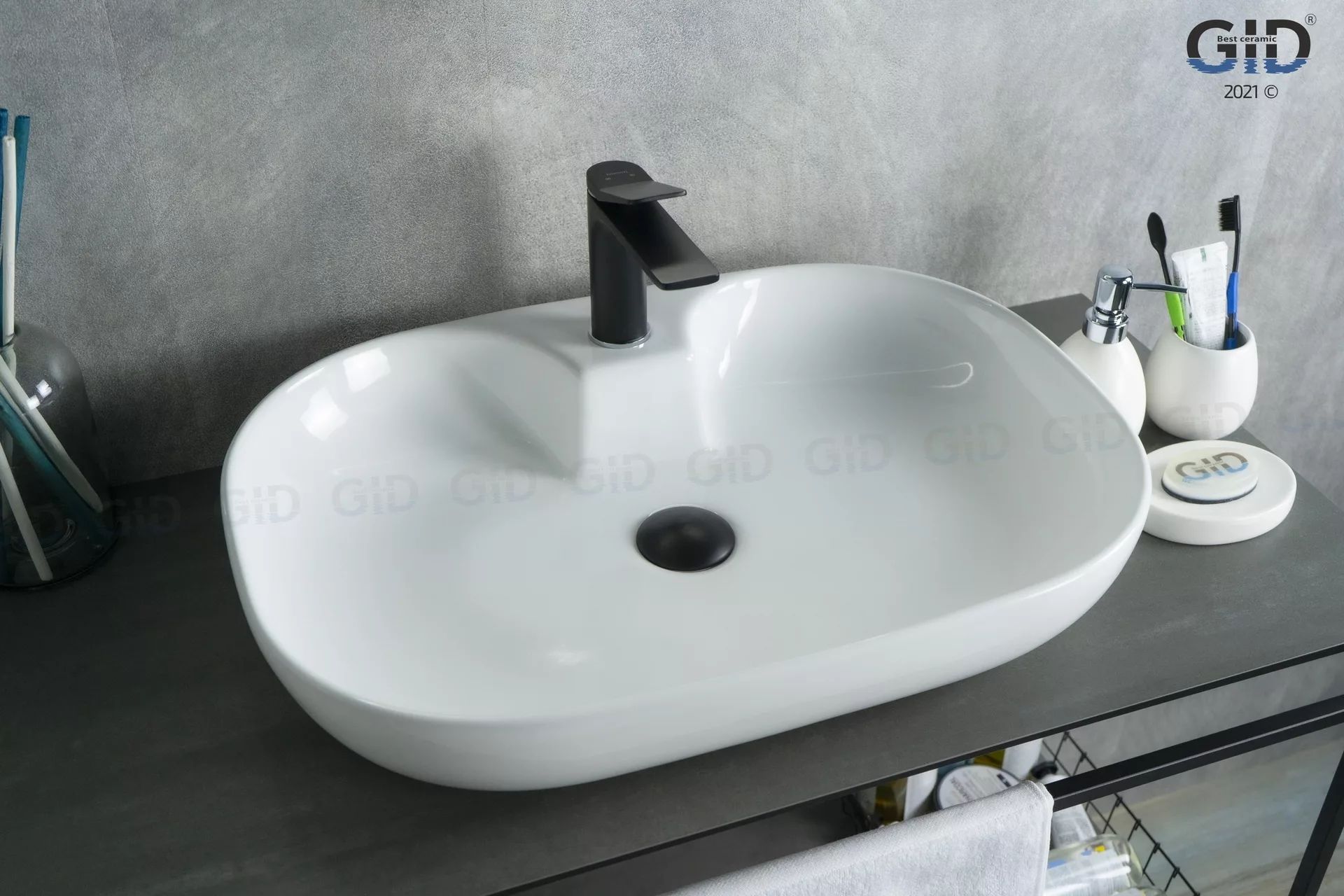 Умывальник Gid N9446B 61x42, 51156