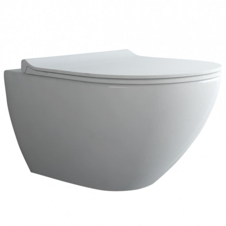 Комплект Berges Novum, кнопка L5 Soft Touch черная, унитаз Puma XXL Rimless, сиденье Toma Slim, 043246