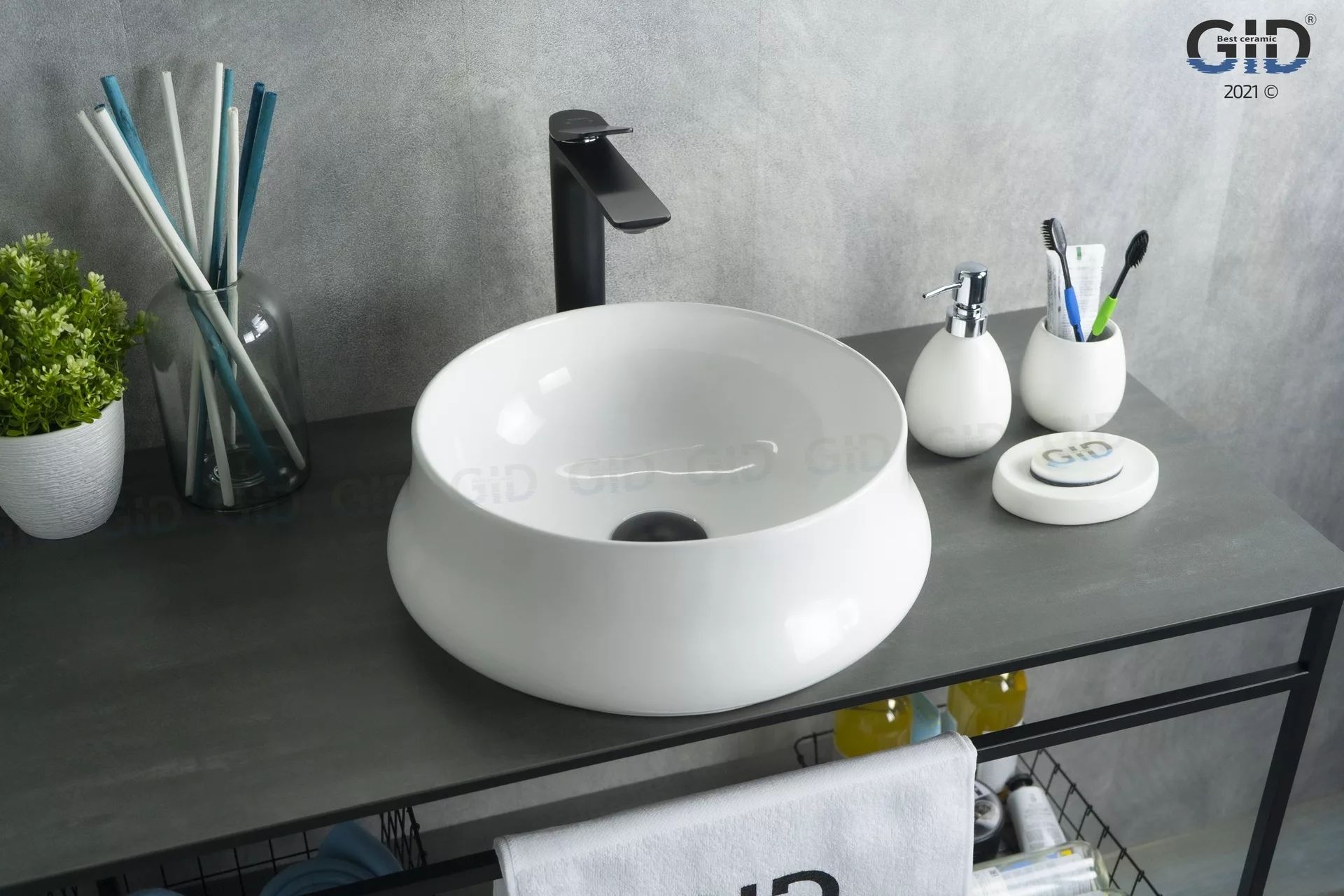 Умывальник Gid N9426 40x40, 51145