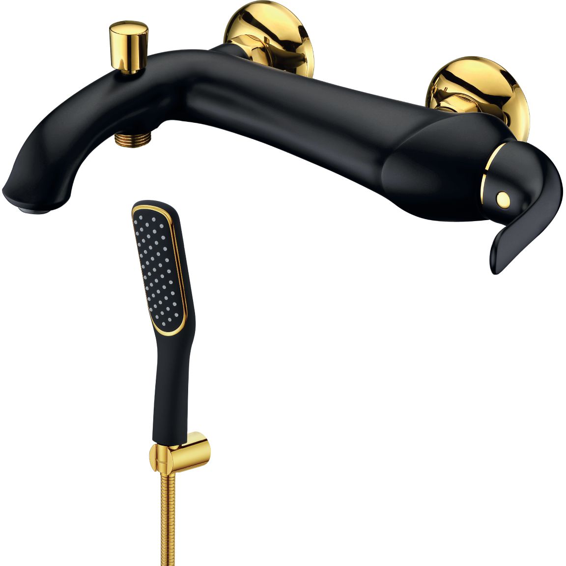 Смеситель для ванны с коротким изливом Lemark Swan, LM5402BG